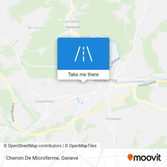 Chemin De Microferme map