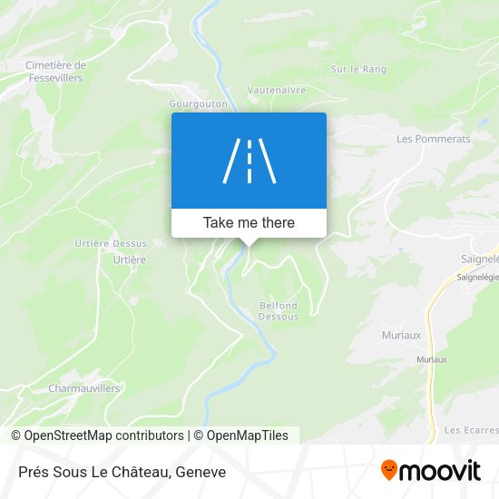 Prés Sous Le Château map