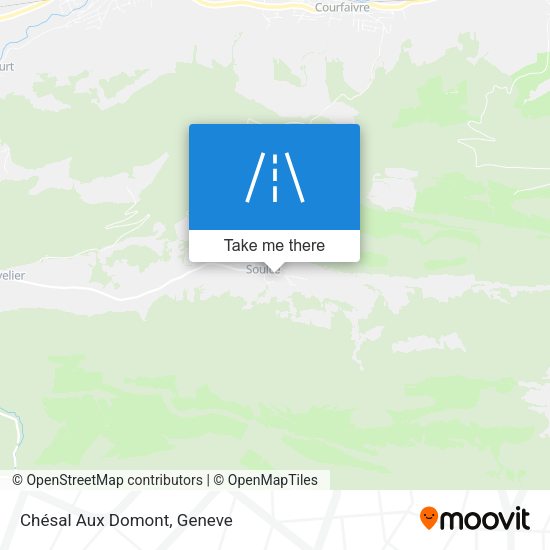 Chésal Aux Domont map