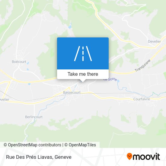 Rue Des Prés Liavas map
