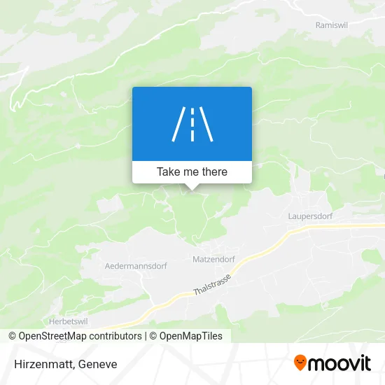 Hirzenmatt map