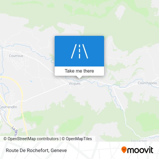 Route De Rochefort map