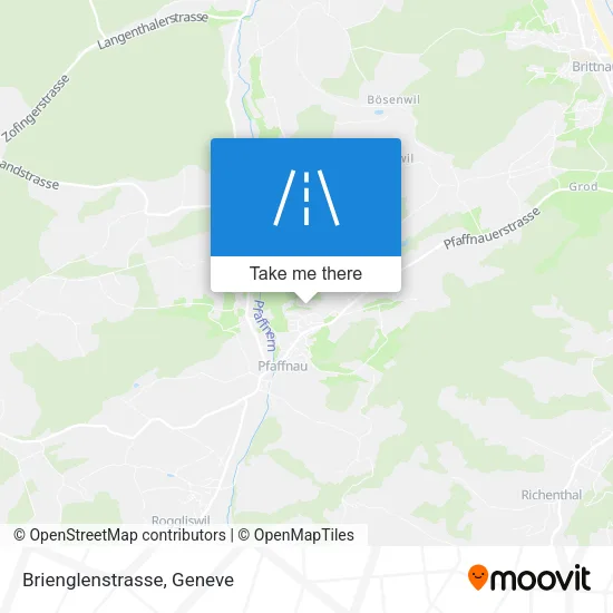 Brienglenstrasse map