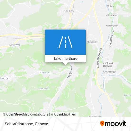 Schorütistrasse plan