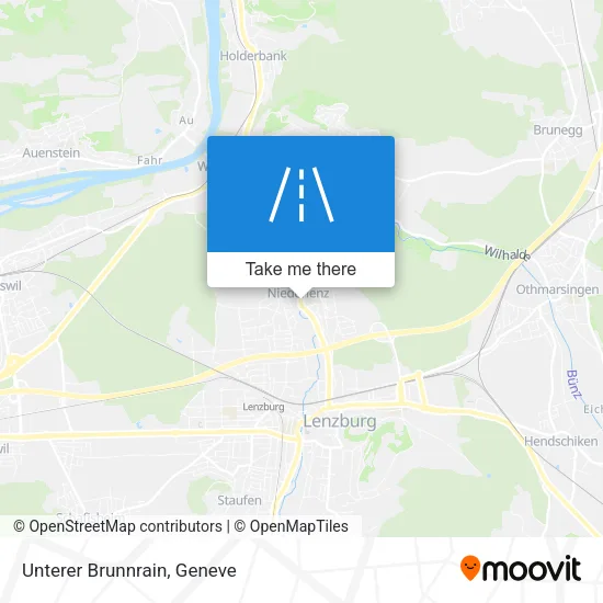 Unterer Brunnrain map