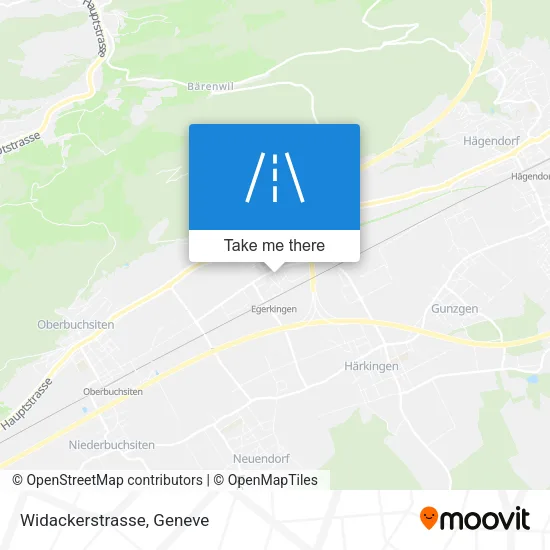 Widackerstrasse map