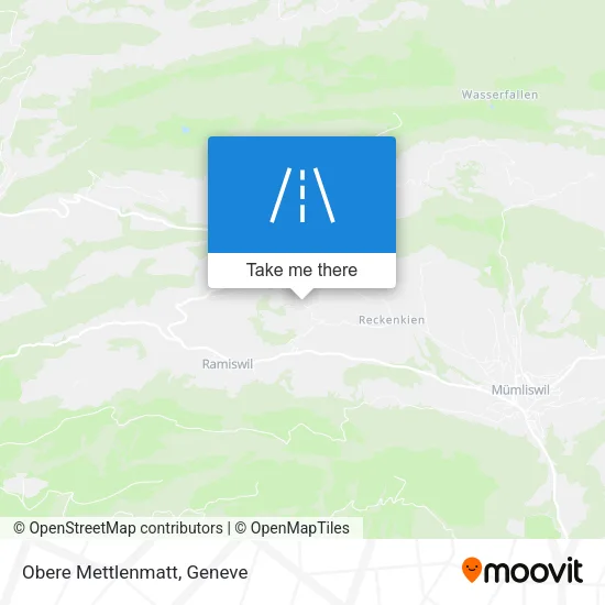 Obere Mettlenmatt map