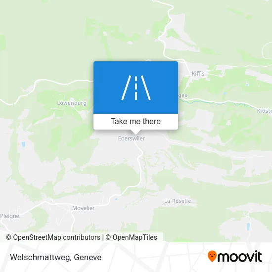 Welschmattweg map