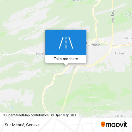 Sur-Menué map