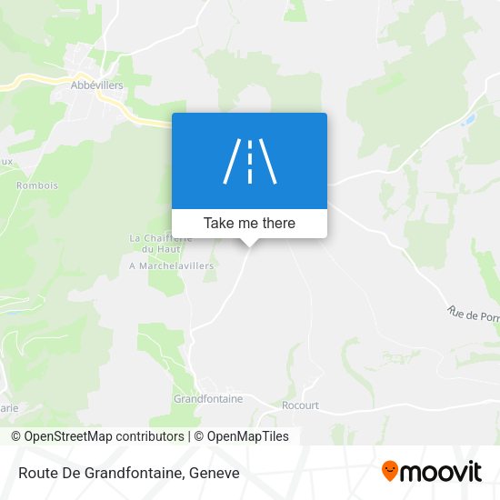 Route De Grandfontaine map