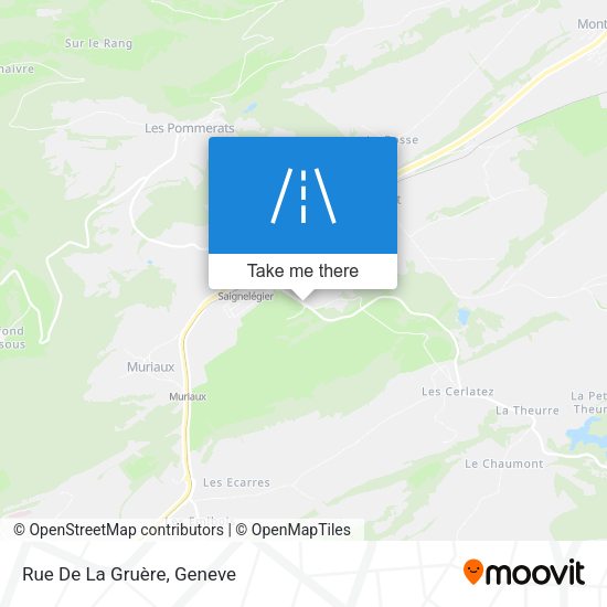 Rue De La Gruère map