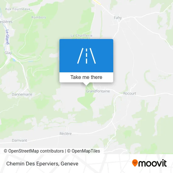Chemin Des Eperviers map
