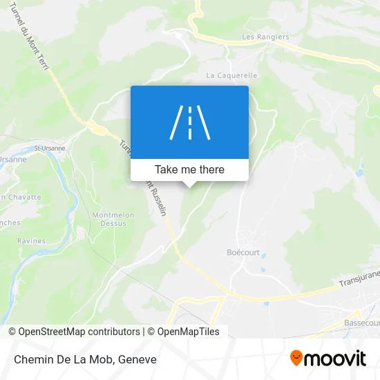 Chemin De La Mob map