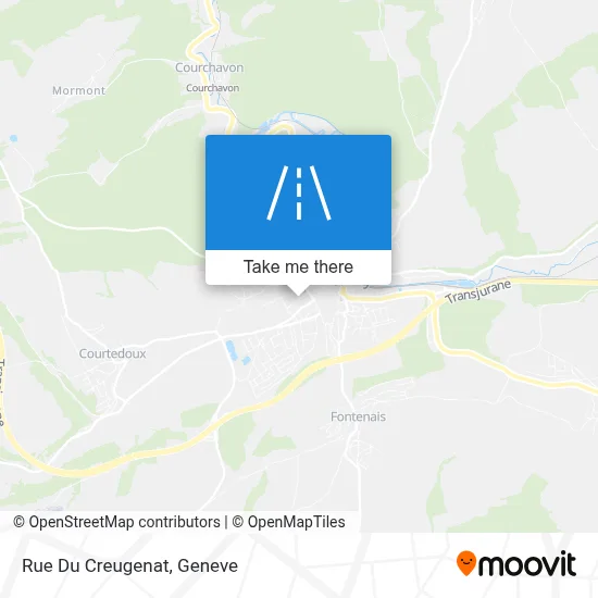 Rue Du Creugenat map