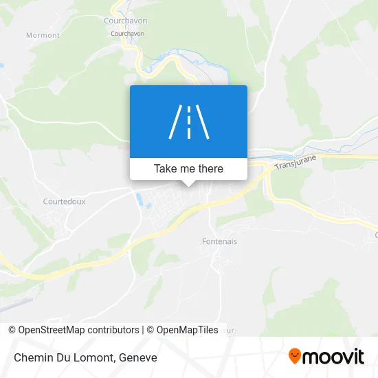 Chemin Du Lomont map