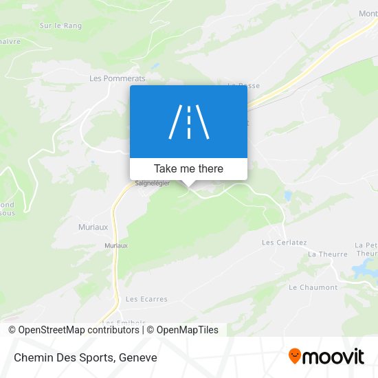 Chemin Des Sports map