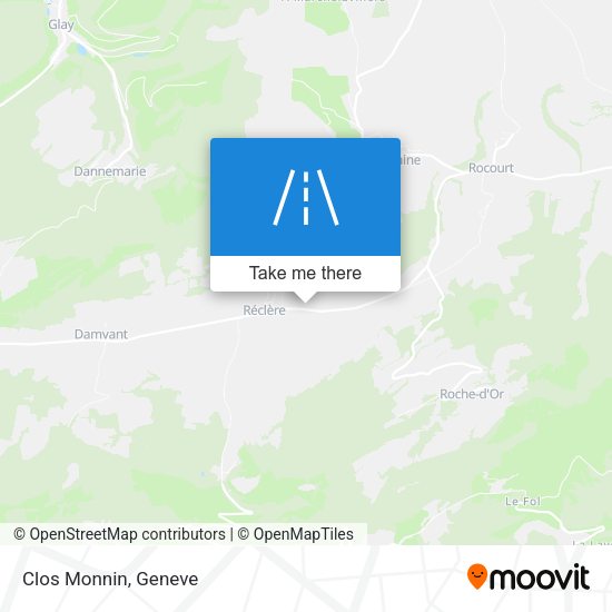 Clos Monnin map