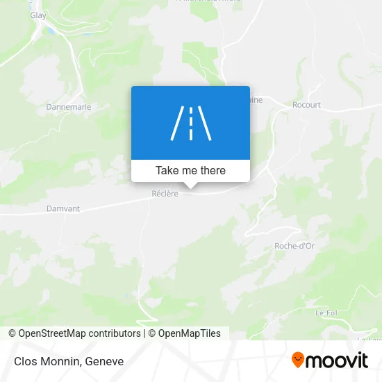Clos Monnin map