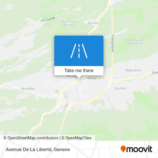 Avenue De La Liberté map