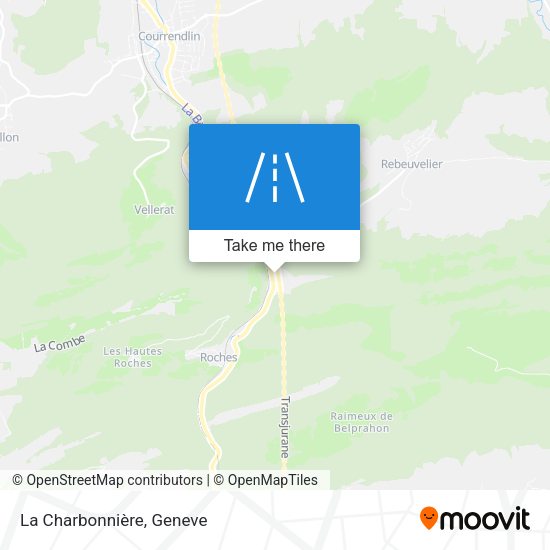 La Charbonnière map