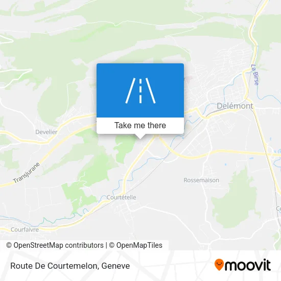 Route De Courtemelon map