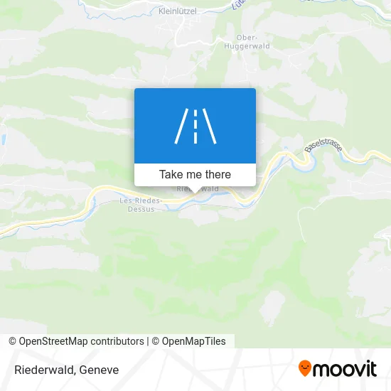 Riederwald map