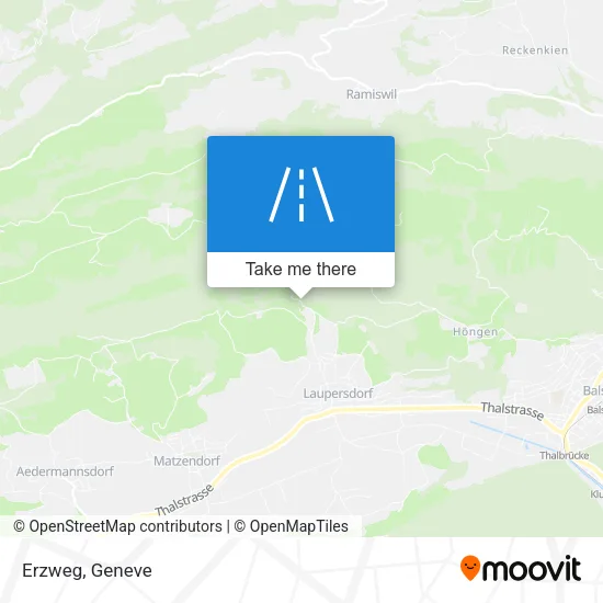 Erzweg map