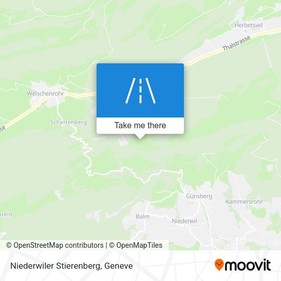 Niederwiler Stierenberg map