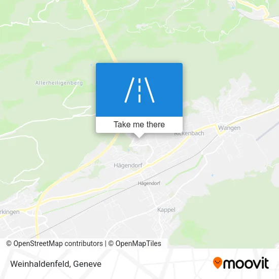 Weinhaldenfeld map