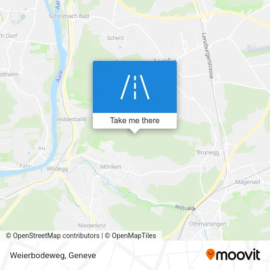 Weierbodeweg map