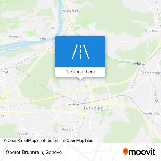 Oberer Brunnrain map