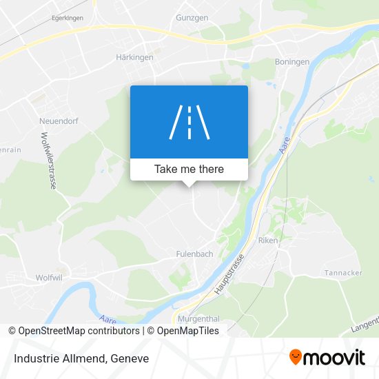 Industrie Allmend map