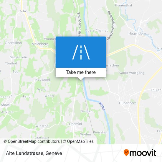 Alte Landstrasse map