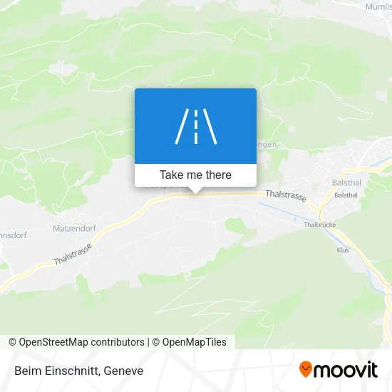 Beim Einschnitt map
