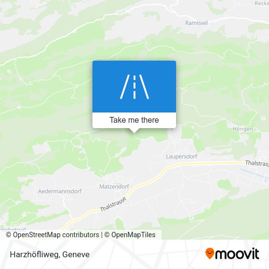Harzhöfliweg map