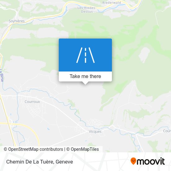 Chemin De La Tuère map