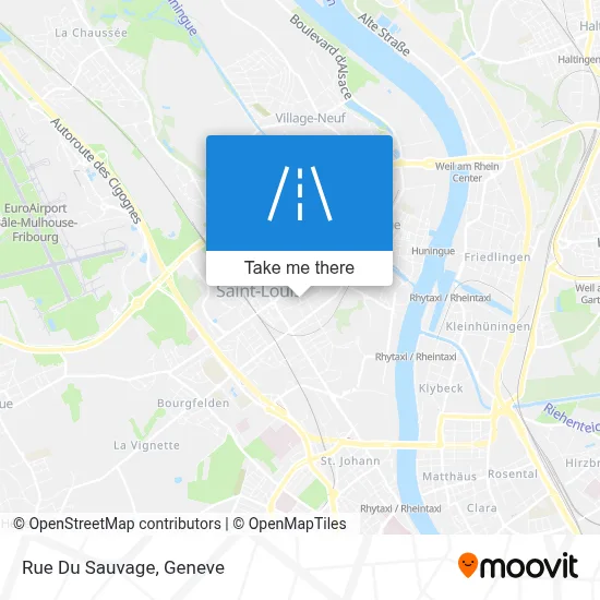Rue Du Sauvage map