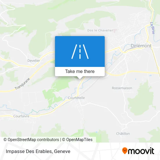 Impasse Des Erables map