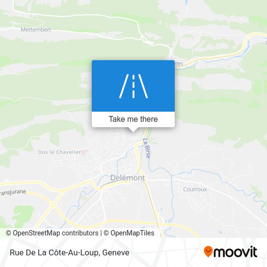 Rue De La Côte-Au-Loup map