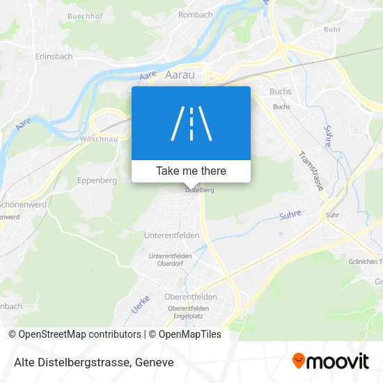 Alte Distelbergstrasse map