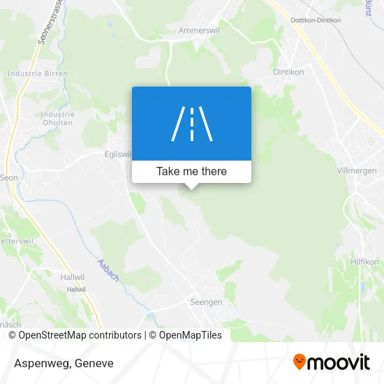 Aspenweg map
