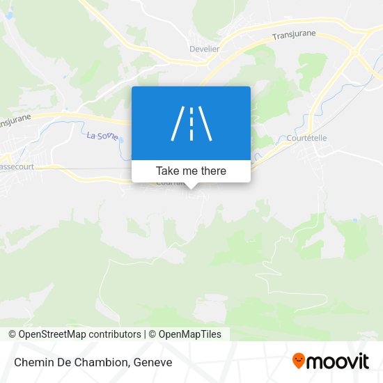 Chemin De Chambion map