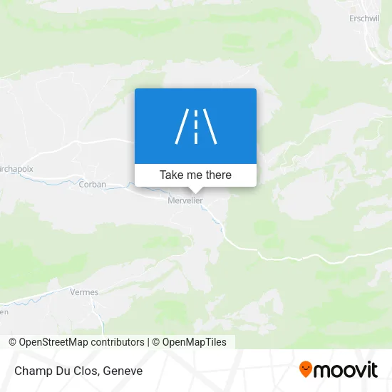 Champ Du Clos map