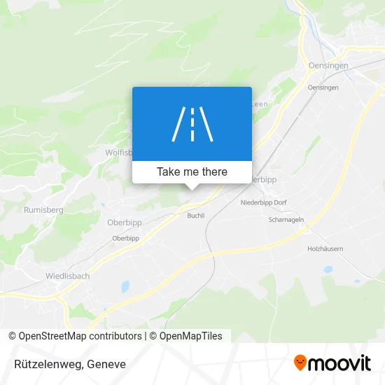 Rützelenweg map