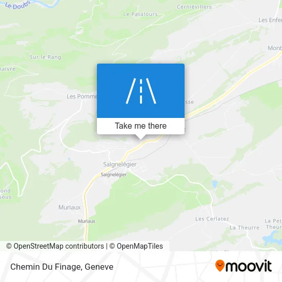 Chemin Du Finage map
