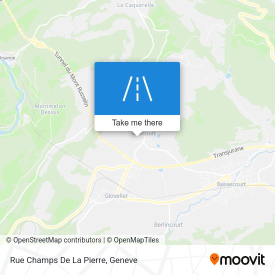 Rue Champs De La Pierre map