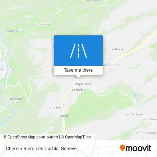 Chemin Rière Les Curtils map