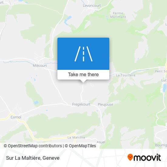 Sur La Maltière map