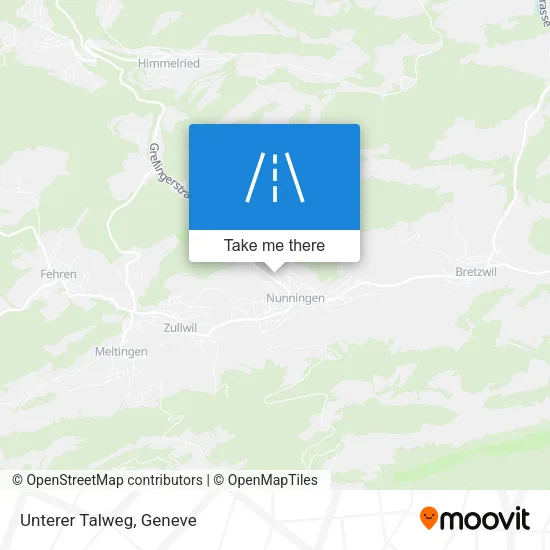 Unterer Talweg map