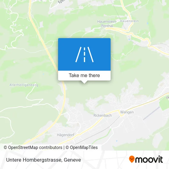 Untere Hombergstrasse map